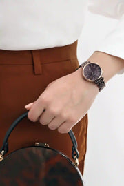  Shop Authentic Fossil Jacqueline Brown Dial Brown Steel Strap Watch for Women - ES4275 - Luxxuri