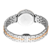 Just Cavalli Chiarezza Snake Core Silver Dial Two Tone Steel Strap Watch for Women - RC5L078M0075