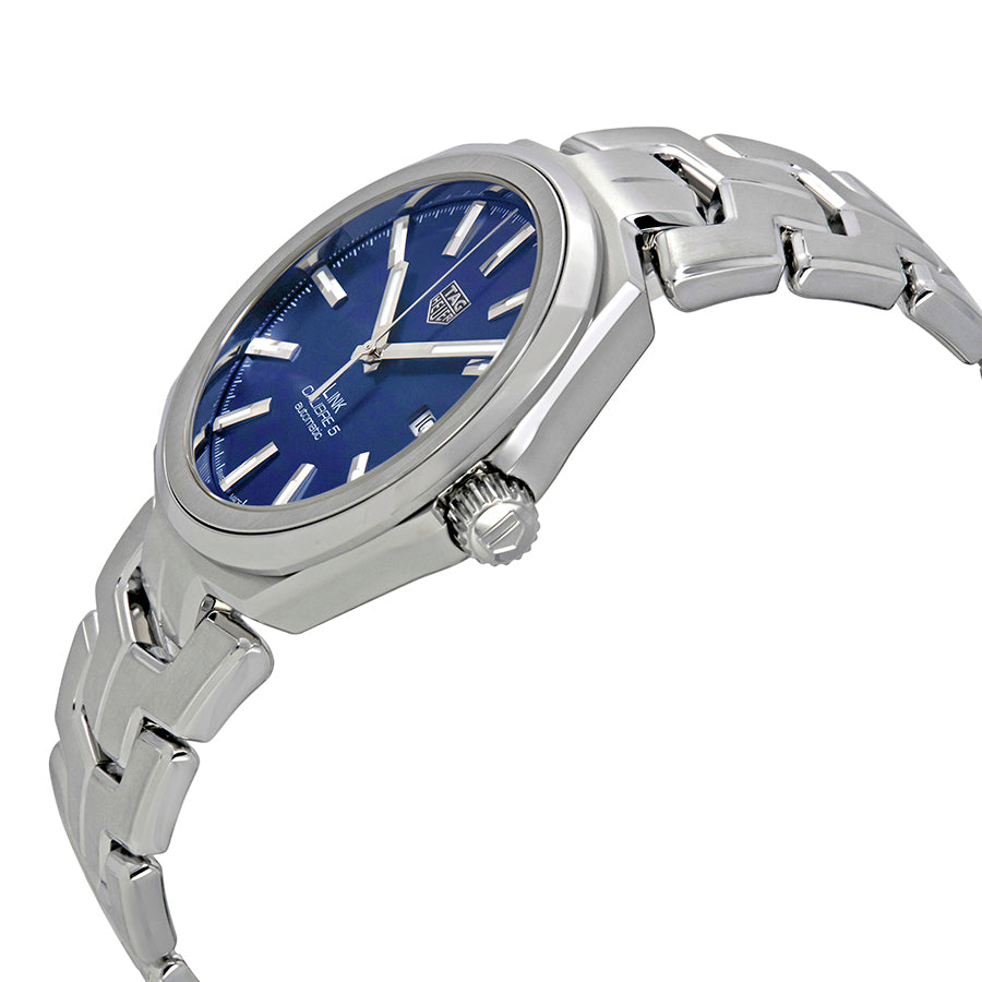  Shop Authentic Tag Heuer Link Automatic Blue Dial Silver Steel Strap Watch for Men - WBC2112.BA0603 - Luxxuri