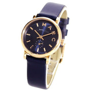 Shop Authentic Marc Jacobs Baker Navy Blue Dial Blue Leather Strap Watch for Women - MBM1331 - Luxxuri