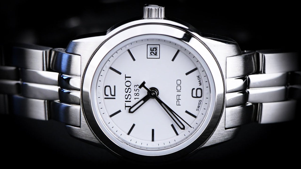  Shop Authentic Tissot T Classic PR100 Watch Ladies White Dial Stainless Steel For Women - T049.210.11.017.00 - Luxxuri