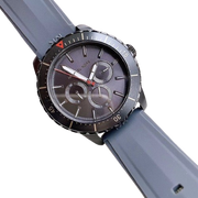  Shop Authentic Michael Kors Cunningham Multifunction Grey Dial Grey Rubber Strap Watch For Men - MK7164 - Luxxuri