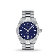  Shop Authentic Tissot PR 100 Sport Blue Dial Silver Steel Strap Watch For Men - T101.610.11.041.00 - Luxxuri