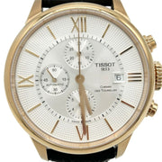  Shop Authentic Tissot Des Tourelles Chronograph Silver Dial Brown Leather Strap Watch For Men - T099.427.36.038.00 - Luxxuri