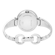  Shop Authentic Gucci Guccissima Black Dial Silver Steel Strap Watch For Women - YA134301 - Luxxuri