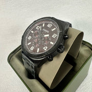  Shop Authentic Fossil Brox Multifunction Maroon Dial Black Steel Strap Watch for Women - BQ2803 - Luxxuri