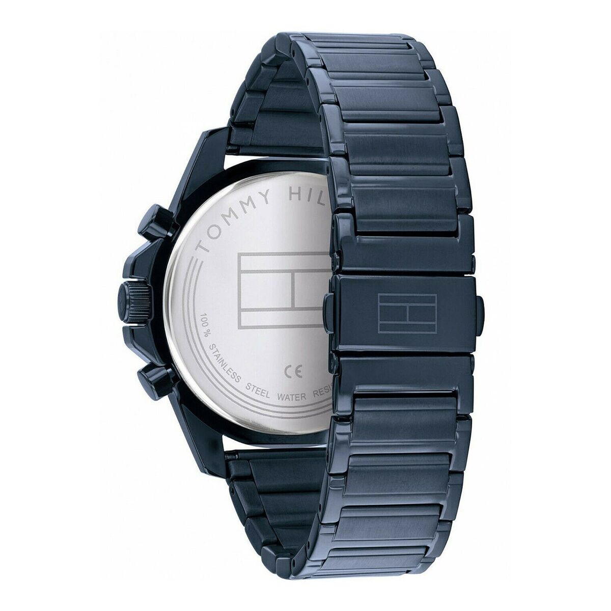  Shop Authentic Tommy Hilfiger Decker Chronograph Blue Dial Blue Steel Strap Watch for Men - 1791560 - Luxxuri
