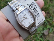  Shop Authentic Fossil Wallace Silver Dial Silver Steel Strap Watch for Women - ES3174 - Luxxuri