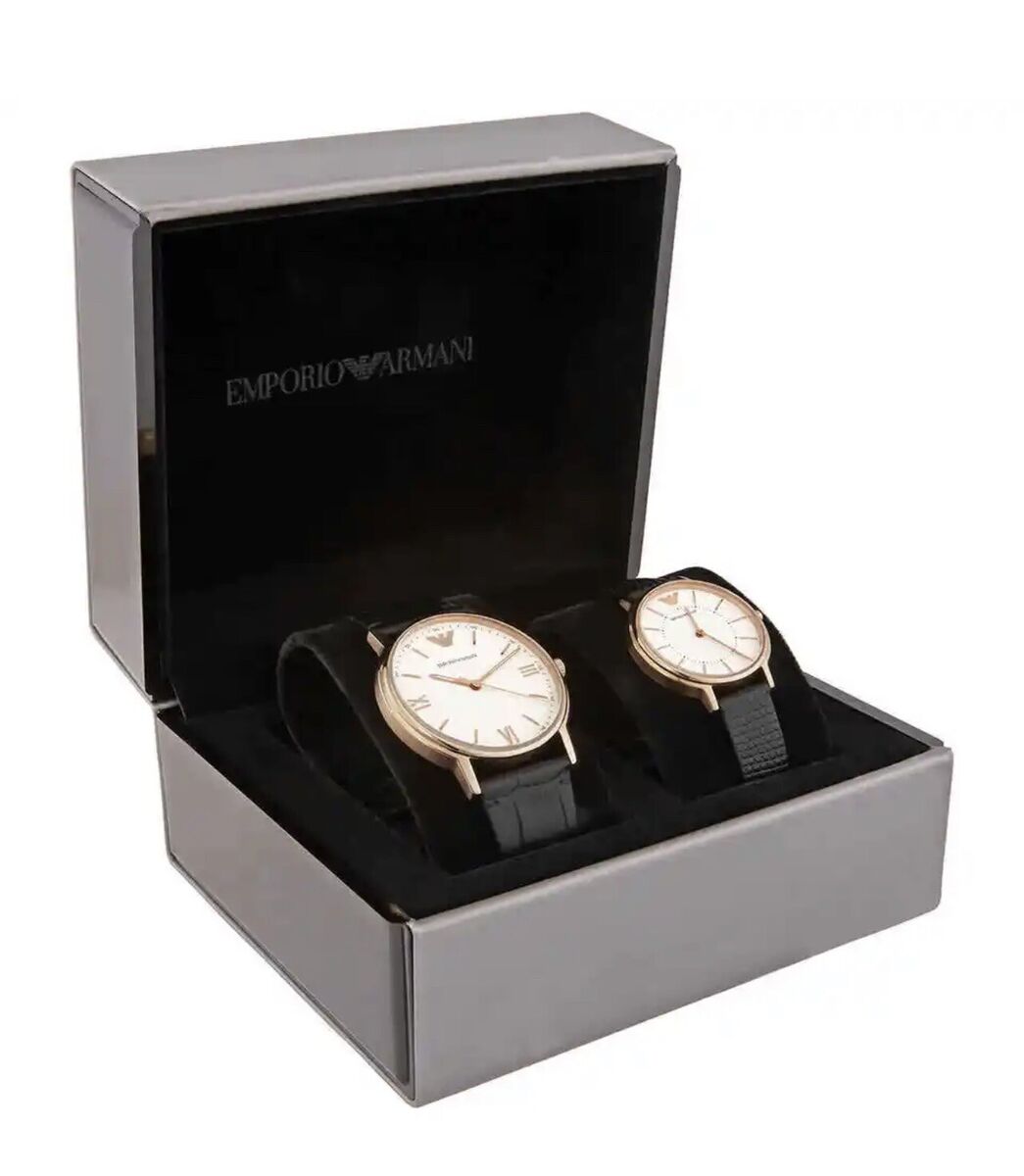  Shop Authentic Emporio Armani Kappa Quartz White Dial Black Leather Strap Watch For Men - AR80015 - Luxxuri