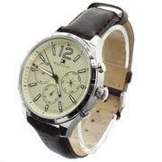  Shop Authentic Tommy Hilfiger Gavin Chronograph White Dial Brown Leather Strap Watch for Men - 1791467 - Luxxuri