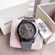  Shop Authentic Michael Kors Cunningham Multifunction Grey Dial Grey Rubber Strap Watch For Men - MK7164 - Luxxuri