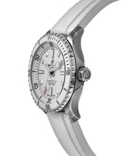  Shop Authentic Breitling Superocean Automatic 36 White Dial White Rubber Strap Watch for Men - A17377211A1S1 - Luxxuri
