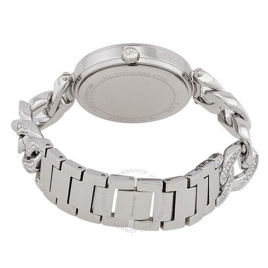  Shop Authentic Michael Kors Catelyn Quartz Crystals Silver Dial Silver Steel Strap Watch For Women - MK4675 - Luxxuri