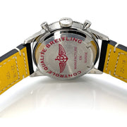  Shop Authentic Breitling Avi Ref. 765 1953 Re-Edition Black Dial Black Leather Strap Watch for Men - AB0920131B1X1 - Luxxuri