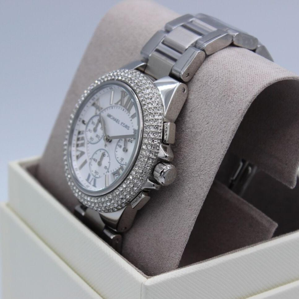  Shop Authentic Michael Kors Camille Crystals Quartz Silver Dial Silver Steel Strap Watch for Women - MK6993 - Luxxuri