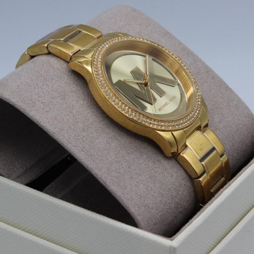  Shop Authentic Michael Kors Tibby Three Hand Gold Dial Gold Steel Strap Watch For Women - MK6879 - Luxxuri