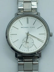  Shop Authentic Michael Kors Jaryn Quartz Silver Dial Silver Steel Strap Watch For Women - MK3499 - Luxxuri