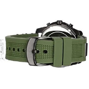  Shop Authentic Guess Sport Chronograph Black Dial Green Silicone Strap Watch for Men - W0167G4 - Luxxuri