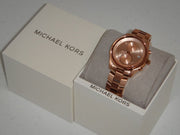  Shop Authentic Michael Kors Briar Quartz Rose Gold Dial Rose Gold Steel Strap Watch For Women - MK6465 - Luxxuri