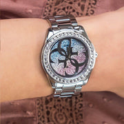  Shop Authentic Guess G Twist Diamonds Silver Dial Silver Steel Strap Watch For Women - W1201L1 - Luxxuri