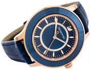  Shop Authentic Swarovski Octea Lux Blue Dial Blue Leather Strap Watch for Women - 5414413 - Luxxuri