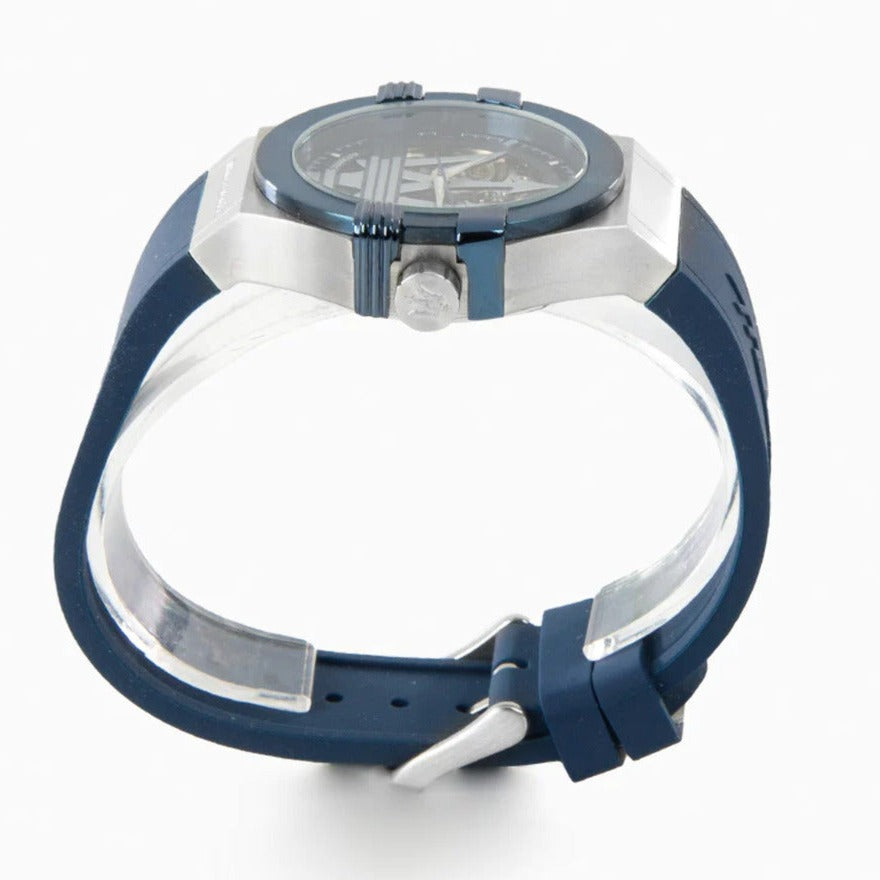  Shop Authentic Maserati Potenza Automatic Skeleton Dial Blue Rubber Strap Watch For Men - R8821108035 - Luxxuri