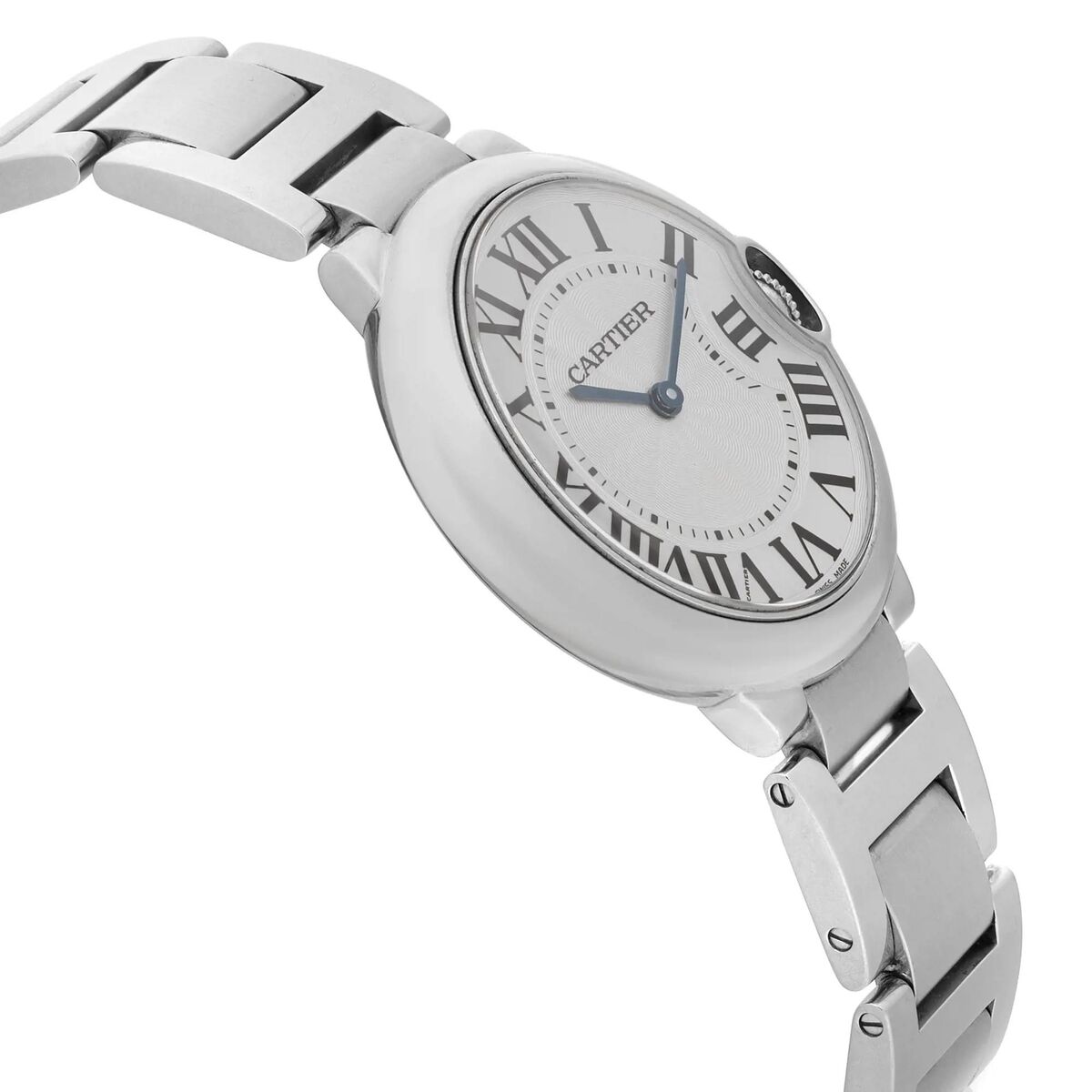 Shop Authentic Cartier Ballon Bleu De Cartier Silver Dial Silver Steel Strap Watch for Women - W69011Z4 - Luxxuri