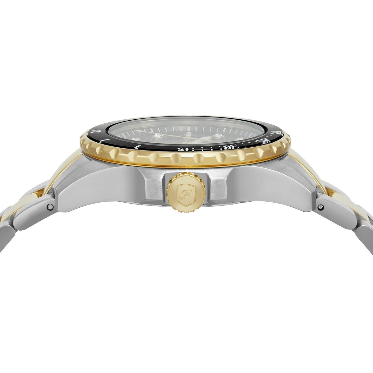  Shop Authentic Fossil Blue Dive Three Hand Black Dial Two Tone Steel Strap Watch For Women - ES5349 - Luxxuri