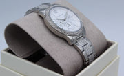  Shop Authentic Michael Kors Tibby Chronograph Silver Dial Silver Steel Strap Watch For Women - MK7294 - Luxxuri