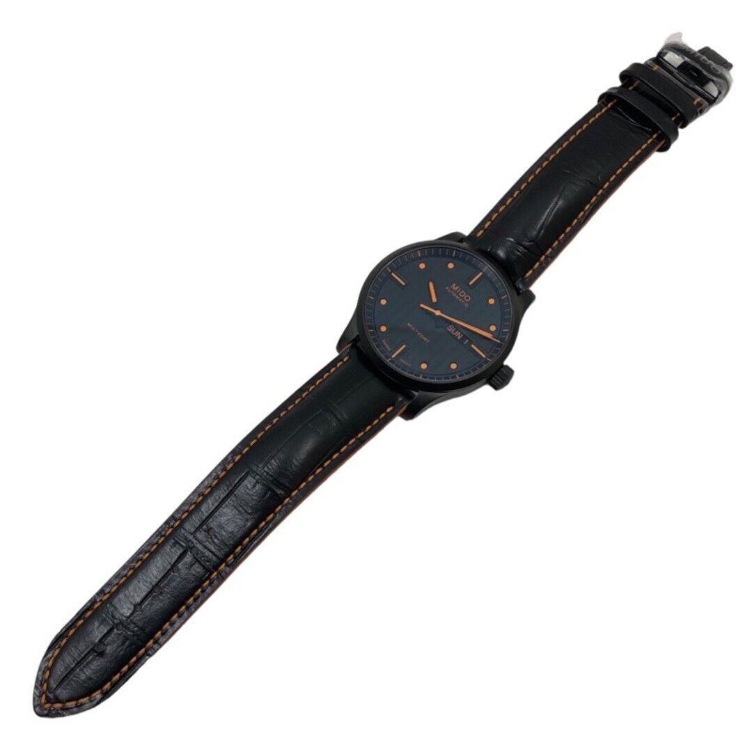  Shop Authentic Mido Multifort Automatic Special Edition Black Dial Black Leather Strap Watch For Men - M005.430.36.051.80 - Luxxuri