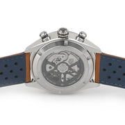  Shop Authentic Tag Heuer Carrera Automatic Chronograph Blue Dial Brown Leather Strap Watch for Men - CBN2A1A.FC6537 - Luxxuri
