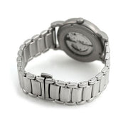  Shop Authentic Emporio Armani Meccanico Automatic Skeleton Black Dial Silver Steel Strap Watch For Men - AR60021 - Luxxuri