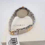  Shop Authentic Michael Kors Tibby Three Hand Crystals Silver Dial Two Tone Steel Strap Watch for Women - MK4576 - Luxxuri