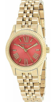  Shop Authentic Michael Kors Lexington Quartz Orange Dial Gold Steel Strap Watch For Women - MK3284 - Luxxuri