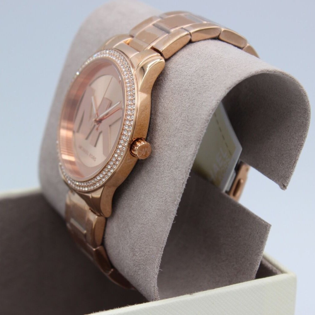  Shop Authentic Michael Kors Tibby Quartz Rose Gold Dial Rose Gold Steel Strap Watch For Women - MK6880 - Luxxuri
