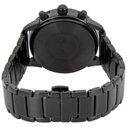  Shop Authentic Emporio Armani Mario Chronograph Black Dial Black Steel Strap Watch For Men - AR11242 - Luxxuri