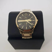  Shop Authentic Armani Exchange Hampton Chronograph Black Dial Gold Steel Strap Watch For Men - AX2122 - Luxxuri