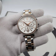  Shop Authentic Michael Kors Sofie Chronograph Quartz White Dial Two Tone Steel Strap Watch For Women - MK6558 - Luxxuri