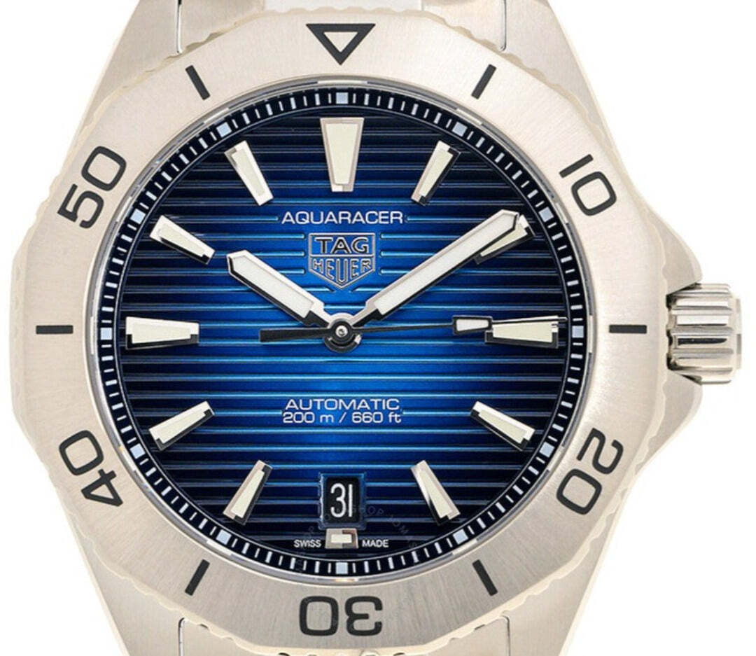  Shop Authentic Tag Heuer Aquaracer Professional 200 Automatic Blue Dial Silver Steel Strap Watch for Men - WBP2111.BA0627 - Luxxuri