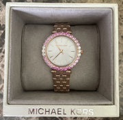  Shop Authentic Michael Kors Darci Pave Silver Dial Rose Gold Steel Strap Watch For Women - MK4517 - Luxxuri