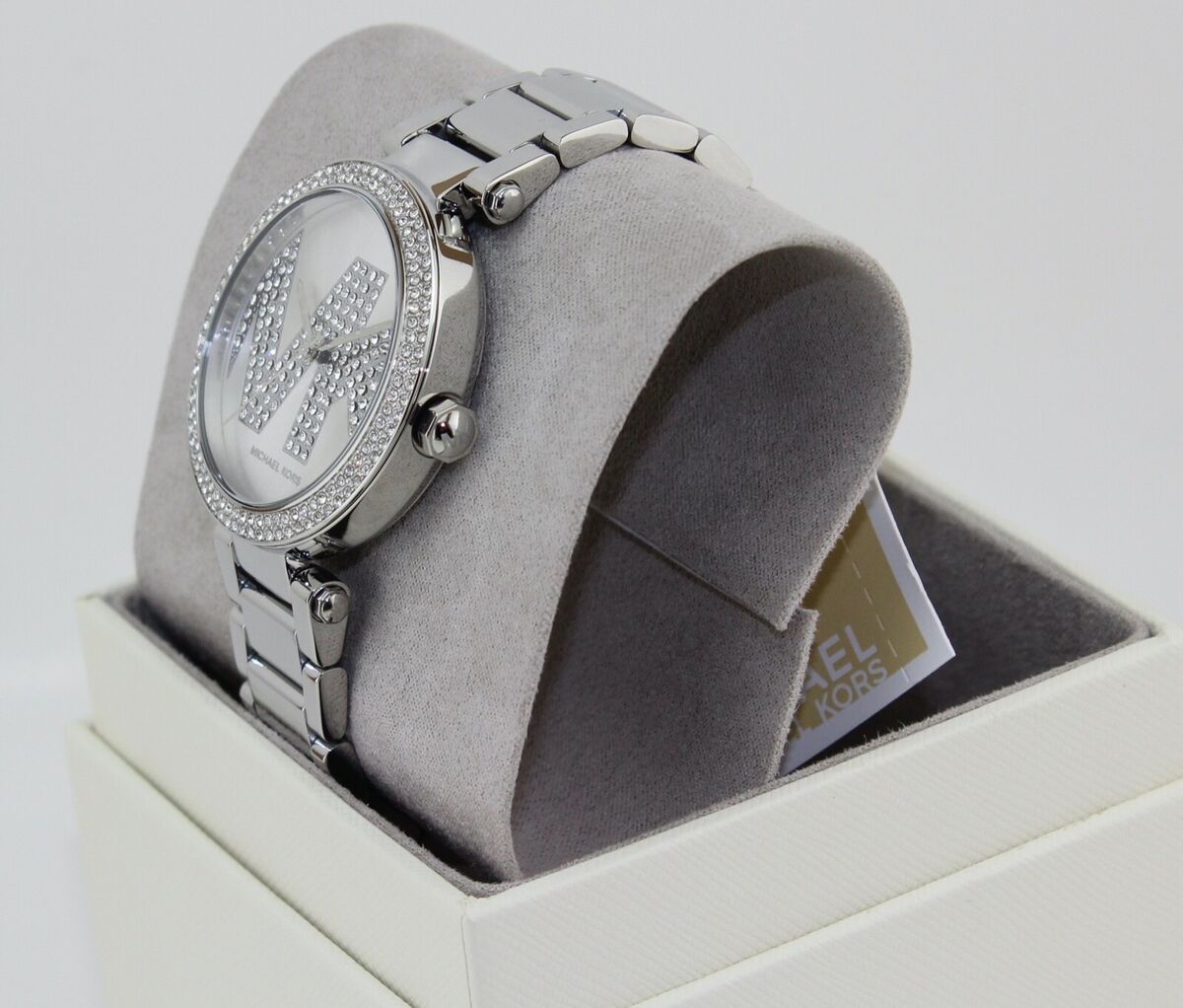  Shop Authentic Michael Kors Parker Quartz Silver Dial Silver Steel Strap Watch For Women - MK6658 - Luxxuri