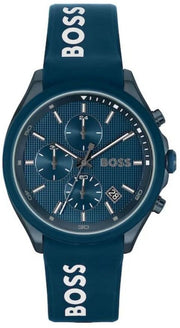  Shop Authentic Hugo Boss Velocity Chronograph Blue Dial Blue Rubber Strap Watch For Men - 1514061 - Luxxuri
