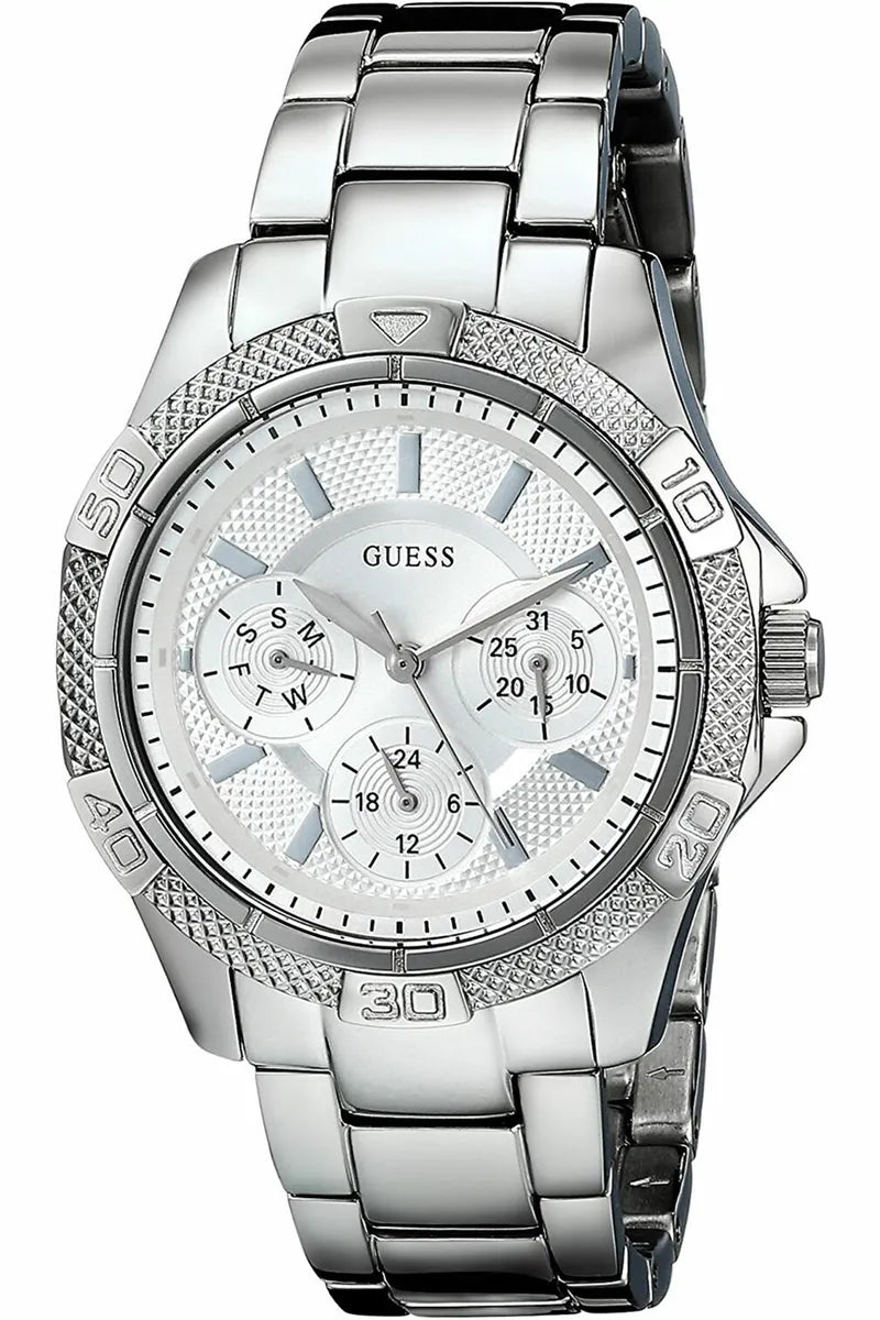  Shop Authentic Guess Mini Phantom Silver Dial Silver Steel Strap Watch for Women - W0235L1 - Luxxuri