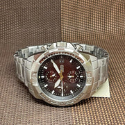  Shop Authentic Fossil Bronson Chronograph Red Dial Silver Steel Strap Watch for Men - FS5878 - Luxxuri