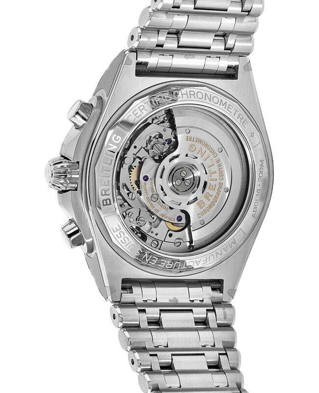  Shop Authentic Breitling Chronomat B01 42mm Black Dial Silver Steel Strap Watch for Men - AB0134101B1A1 - Luxxuri