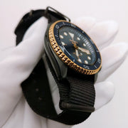  Shop Authentic Seiko 5 Sports Automatic Blue Dial Black NATO Strap Watch for Men - SBSA098 - Luxxuri
