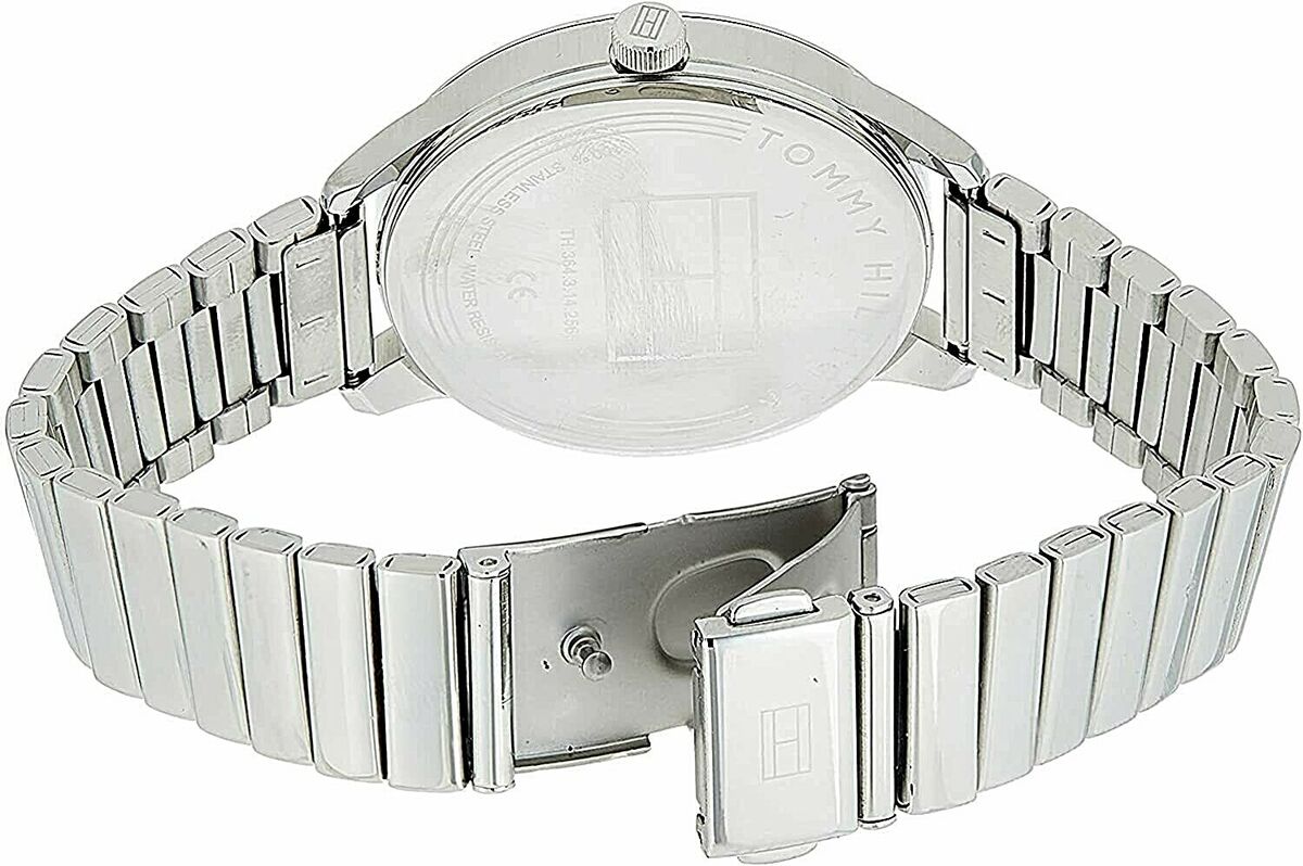  Shop Authentic Tommy Hilfiger Brooke Pink Dial Silver Steel Strap Watch for Women - 1782020 - Luxxuri