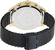 Shop Authentic Tommy Hilfiger Chase Quartz Black Dial Black Mesh Bracelet Watch for Men - 1791580 - Luxxuri