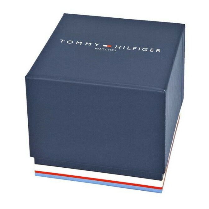  Shop Authentic Tommy Hilfiger Asher Chronograph Blue Dial Blue Steel Strap Watch For Men - 1791853 - Luxxuri