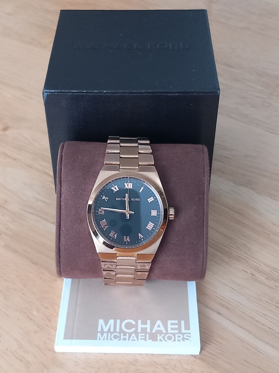  Shop Authentic Michael Kors Channing Black Dial Rose Gold Steel Strap Watch For Women - MK5937 - Luxxuri